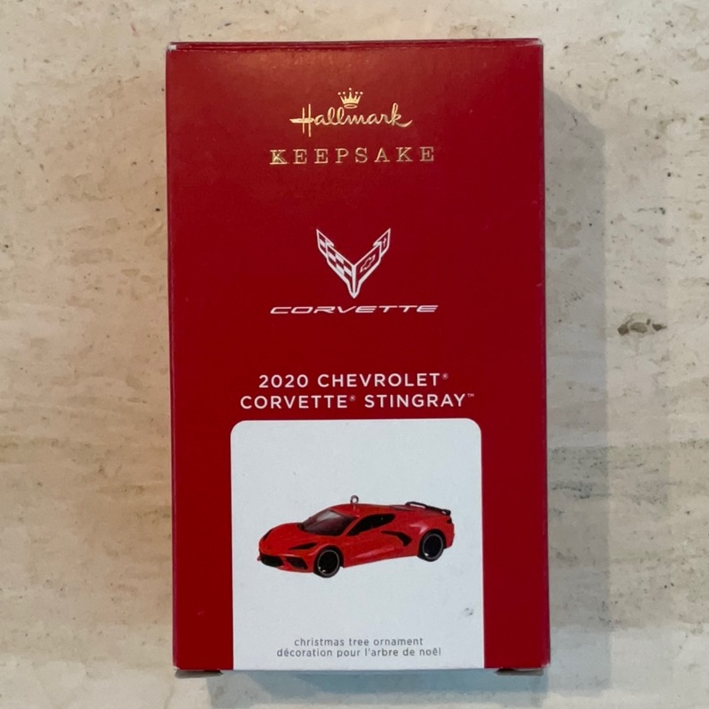 Chevrolet Corvette Stingray Christmas Ornament 2020 Hallmark Xmas Tree Ornaments